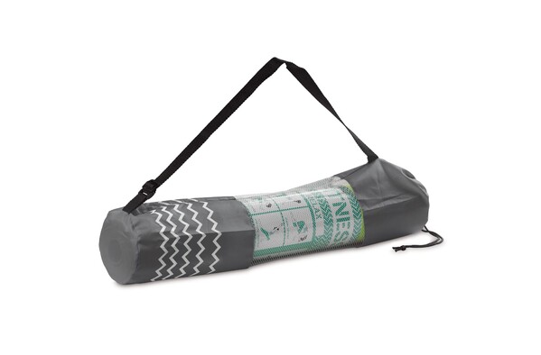 Fitness-yoga mat with carrier - Light Green