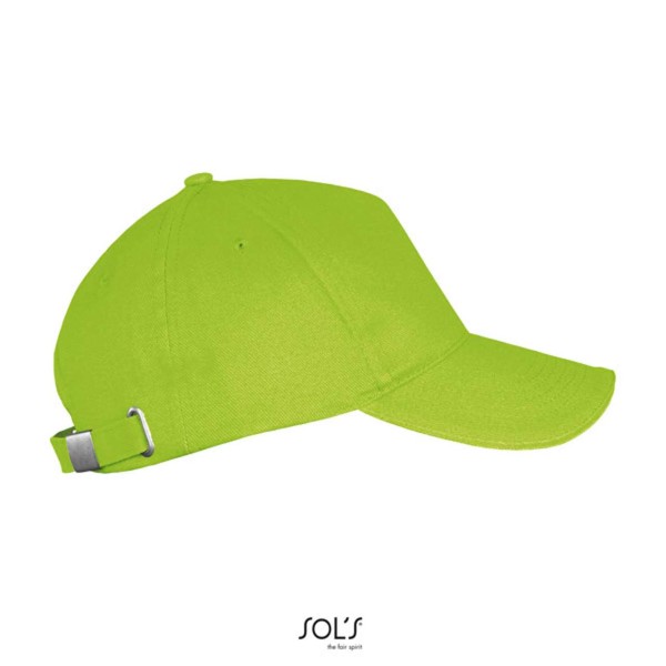 Sol's Long Beach - 5 Panel Cap - Lime