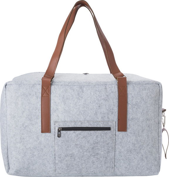 Saco de viagem em feltro RPET Natalie - Grey