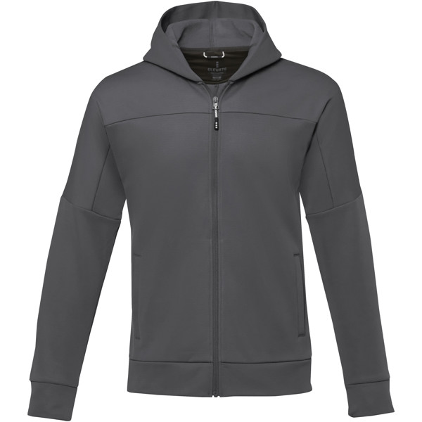Veste Nubia performance entièrement zippée en tricot pour homme - Gris storm / 2XL