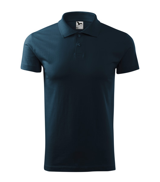 Polo Shirt Men’S Malfini® Single J. - Navy Blue / 3XL