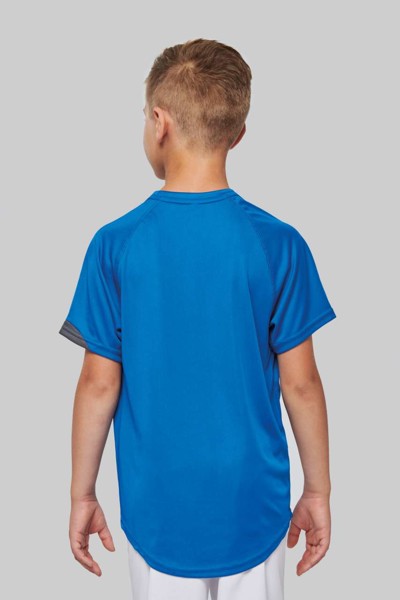 Dječji dres kratkih rukava - Grey / Bright Yellow / Black / 6-8 years