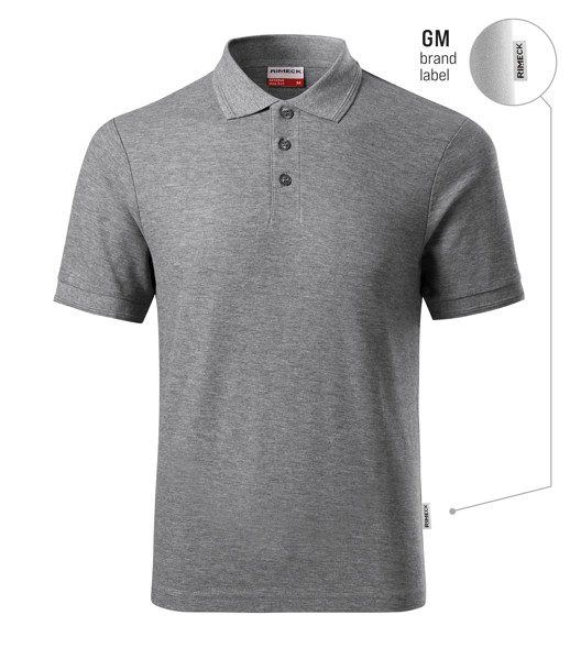 Polokošile Pánská Rimeck® Reserve - Tmavě Šedý Melír 12 (Brand Label) / 2XL