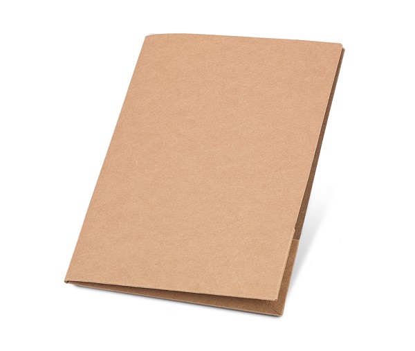 PUZO. A4 100% recicled paper document folder (400 g/m²)