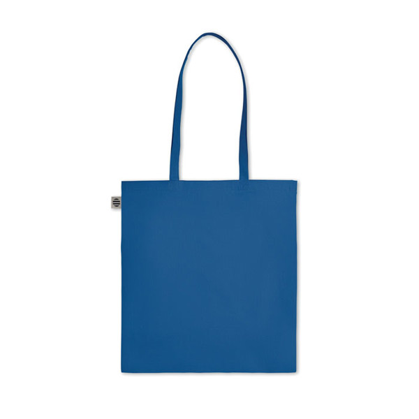 Zimde Color tote bag organski bombaž, 140 g/m² - Kraljeva modra