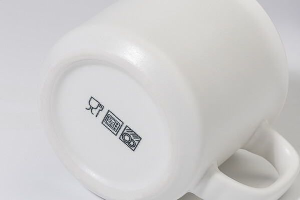 Matte Vintage Mug Woodstock Flat - White