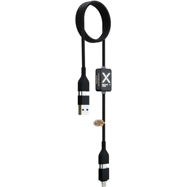 SCX.design C32 60W Ladekabel mit Schalter und Leuchtlogo
