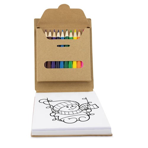 LIVRO P/COLOREAR com 12 cores