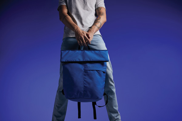 Sac à dos pliable Dillon en rPET AWARE™ - Bleu Royal
