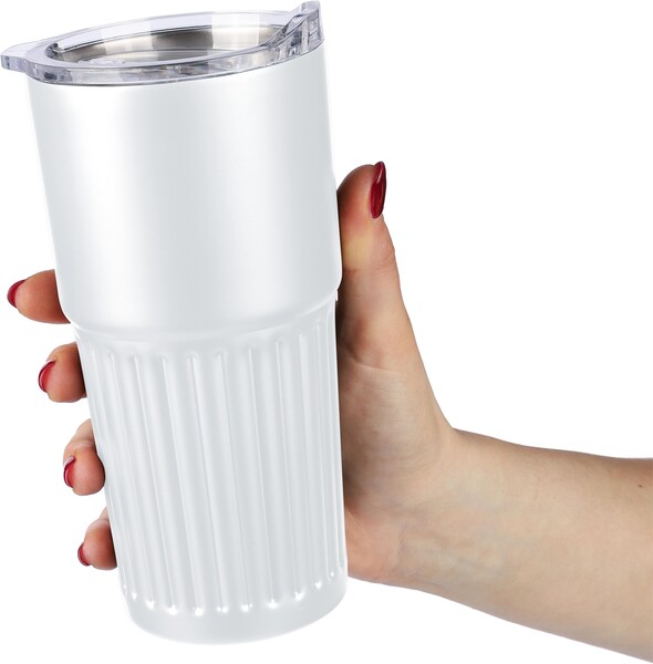 Copo térmico Kael | Reciclado | 500 ml - branco