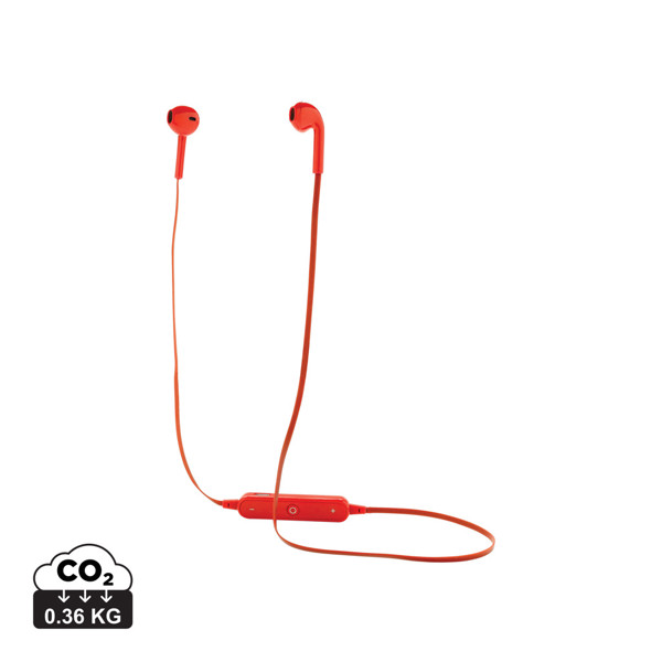 Wireless earbuds in pouch - Red