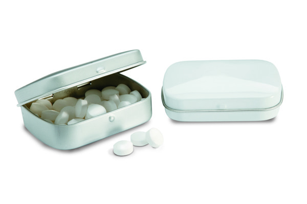 Brise easy tin mints, 25 g, kovinsko ohišje - Bela