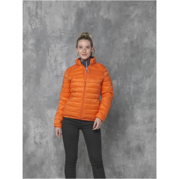 Athenas wattierte Jacke für Damen - Schwarz / XS