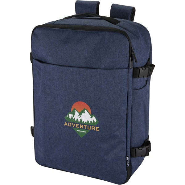 Sac à dos cabine Libra de 17" et 25 L recyclé et certifié GRS - Bleu cobalt