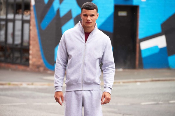 Campus Full Zip Sweat - Deep Black / 2XL