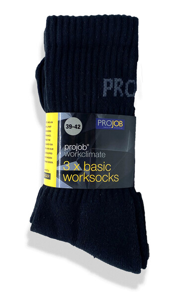 9080 Socks 3-pack BLACK 39-42