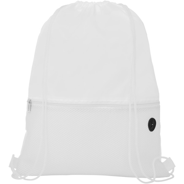 Sac à dos Oriole avec cordon, en maille filet 5L - Blanc