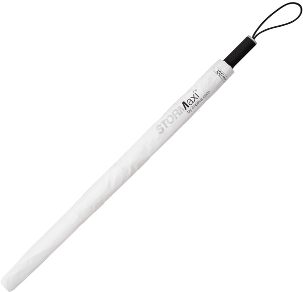 STORMaxi - Parapluie tempte arodynamique - Manuel - Impermable au vent -  92 cm - Blanc