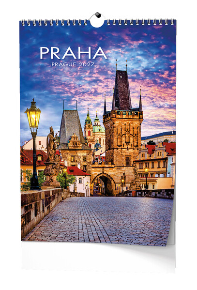 Nástěnný Kalendář - Praha - A3
