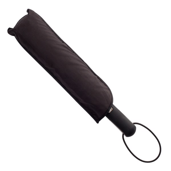 Vernier foldable stormproof umbrella - Black