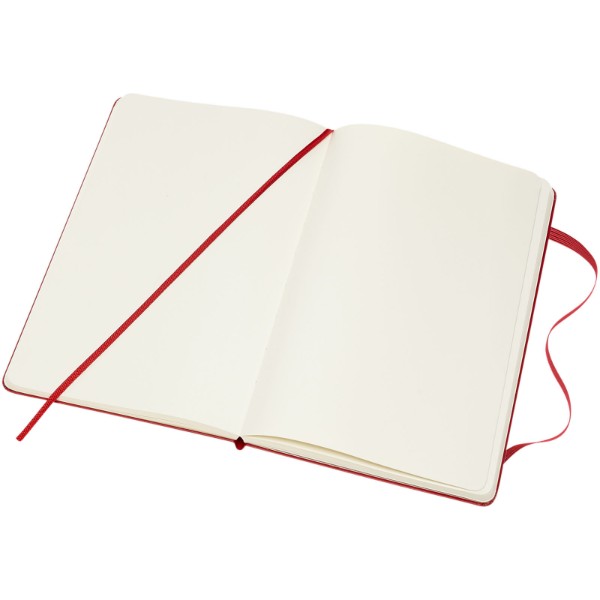 Blocco note con copertina rigida - pagine bianche Moleskine Classic L - Scarlatto