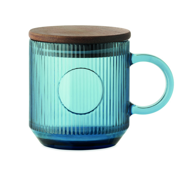 Mug en verre strié 300ml Vitrio Mug