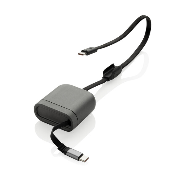 Spira RCS recycled retractable 100W fast charging cable