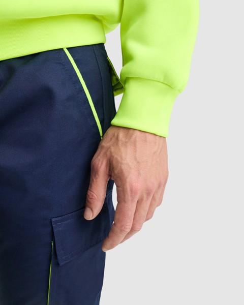 Av Spica Sweatshirt - Garden Green/Fluor Yellow / L