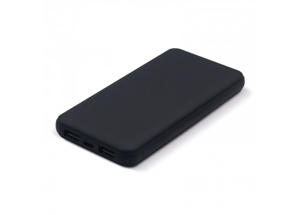 Elite Rubberized Powerbank 8000mAh - Black