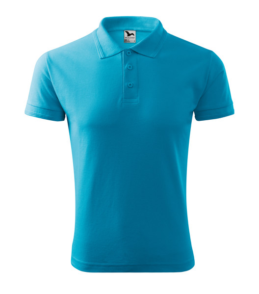 Polokošile Pánská Malfini® Pique Polo - Tyrkysová / M