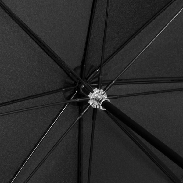 FALCONE - Parapluie pliant de voyage ultra lger - Manuel - Impermable au vent -  100 cm - Noir