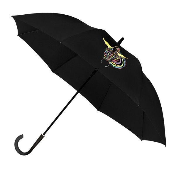 FALCONE - Parapluie avec changement de couleur - Automatique - Impermable au vent -  110 cm - Noir