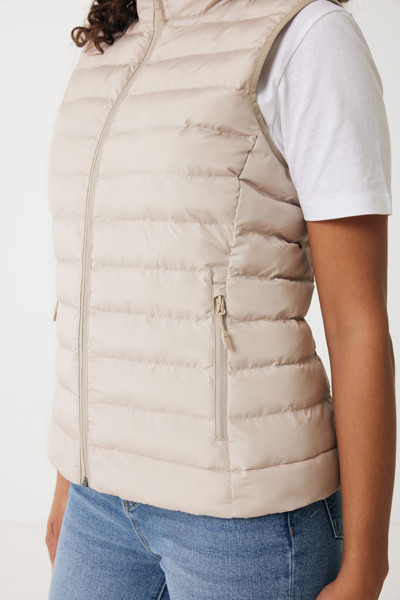 Iqoniq Meru women recycled polyester bodywarmer - Beige / L
