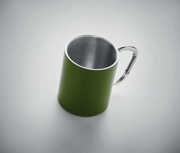 Tazza in metallo doppio strato Trumba - Verde Scuro