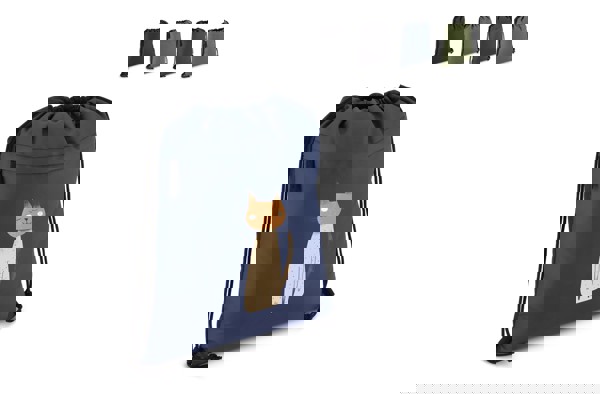 PU coated R-PET 600D Drawstring bag 33 x 42 cm - Grey