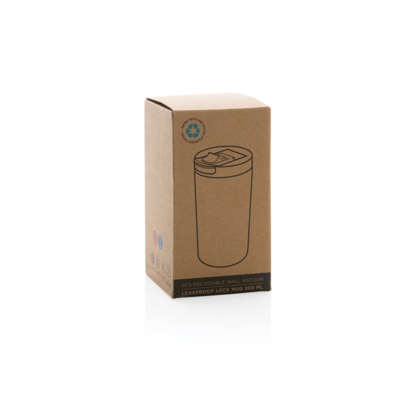 Mug 300ml isotherme et étanche en acier recyclé RCS - Bleu