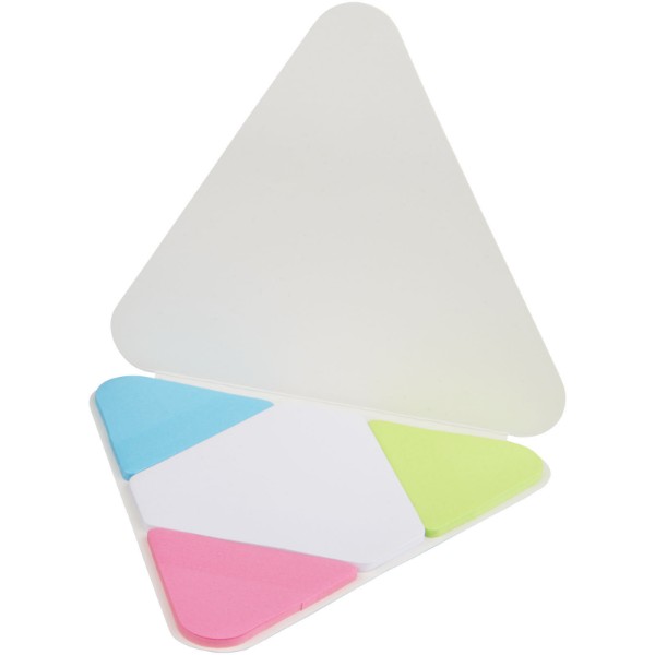 Samolepící štítky ve tvaru trojúhelníku - Bílá