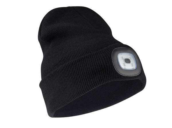Hat with LED light