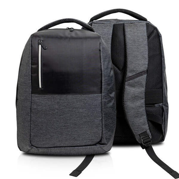 Mochila Davda Para Portátil 15", Em P-900D - Cinza Escuro