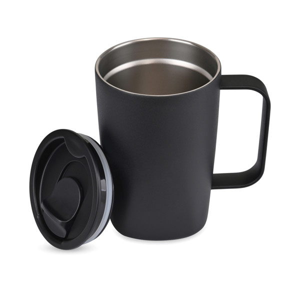 Termo hrnček Aviana™ Rowan 450 ml z RCS - Čierna
