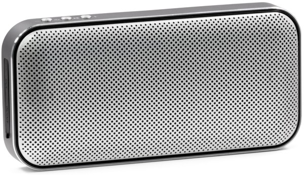 BrandCharger Nano Charge wireless speaker - Black / Silver
