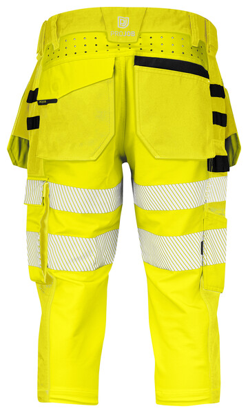 6577 3/4 pant stretch Yellow/Black C46