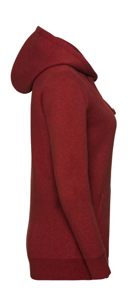Ladies' Authentic Melange Hooded Sweat - Charcoal Melange / XS