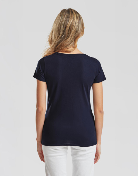Ladies Valueweight V-Neck T - White / XL