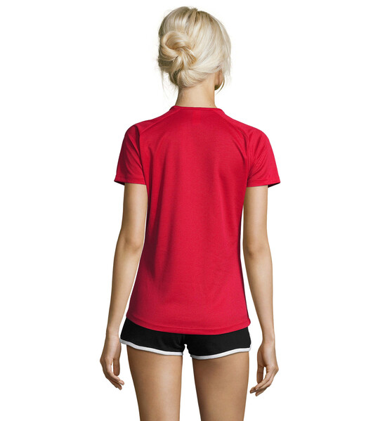 SPORTY T-SHIRT SENHORA 140g Sporty Women - VermelhoM