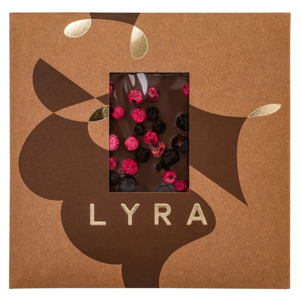 SQUARE. višeň+malina - Červená