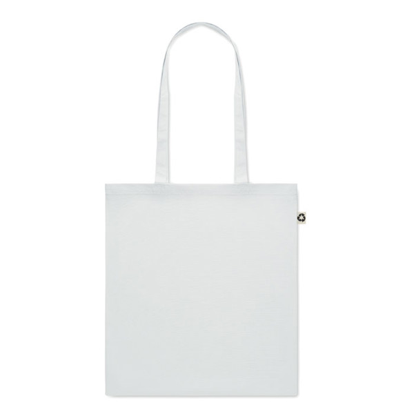 Sac  shopping  en coton recyclé Zoco Colour - Blanc