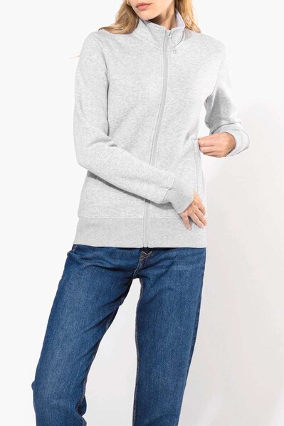 Ladies Fleece Cadet Jacket - Black / M