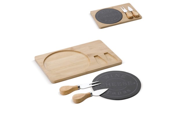 Cheese set bamboo