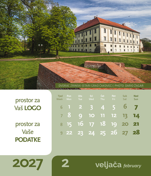 Stolni CD kalendar – Dvorci i utvrde